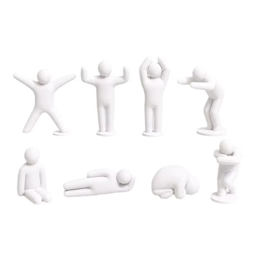 3D Printing Figure - 페인트 가능한 메카 장식품, 페인트되지 않은