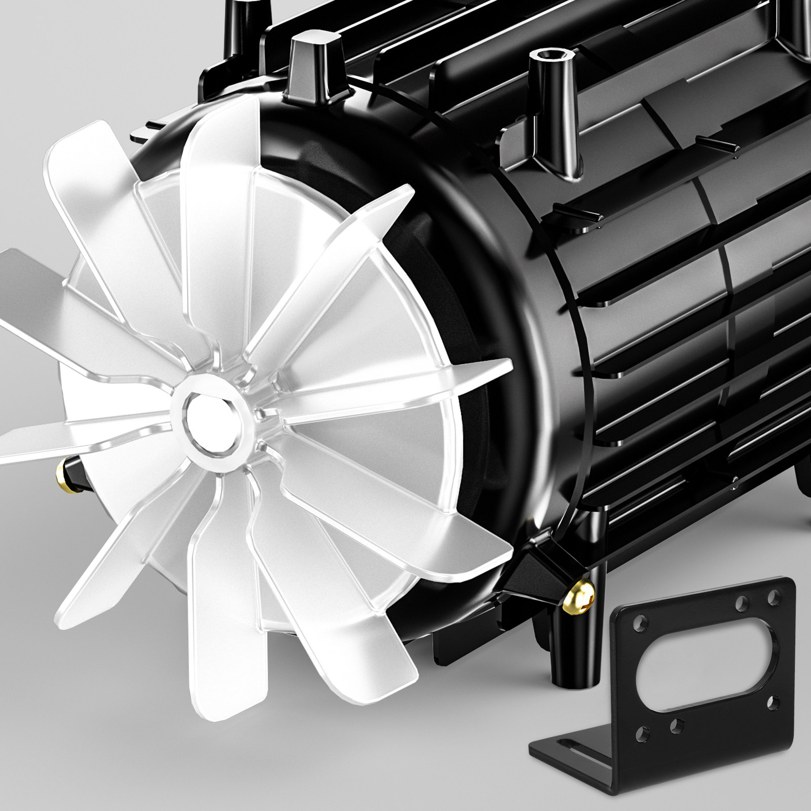 Stepper Motor - 스틸 기어 모터 장착 브래킷 모터