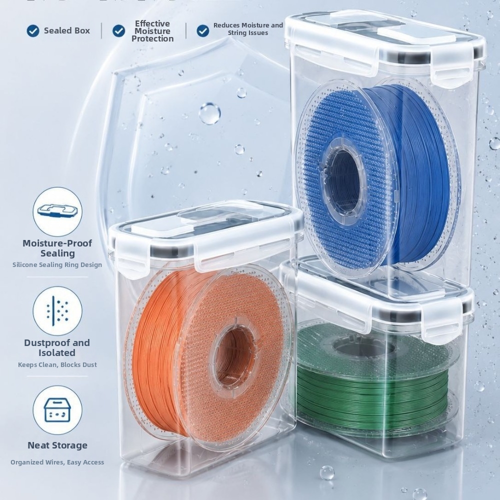 3D Printing For Medical - 투명 필라멘트 컨테이너 방진 기밀 3D