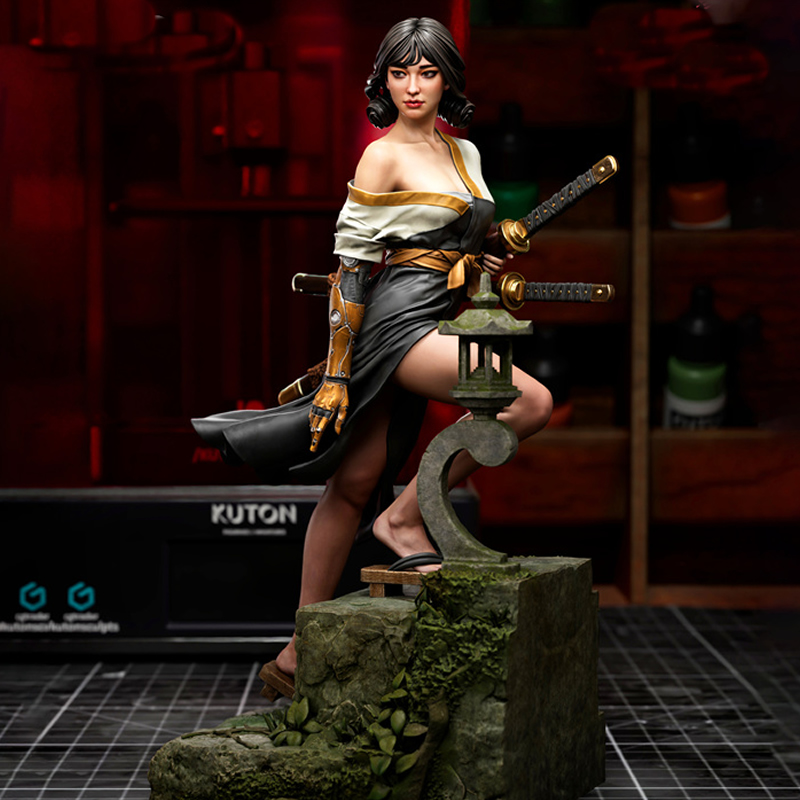 3D Printing Character - 3가지 스타일 게임 캐릭터 6642 키라