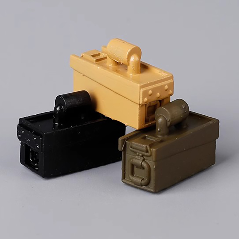 3D Printing Lego Bricks - MOC WW2 군사 군인 탄약 상자,