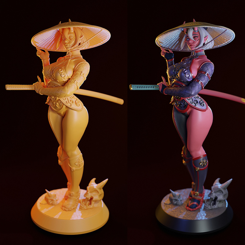 3D Printing Character - 2 스타일 게임 캐릭터 6088 DARKAT
