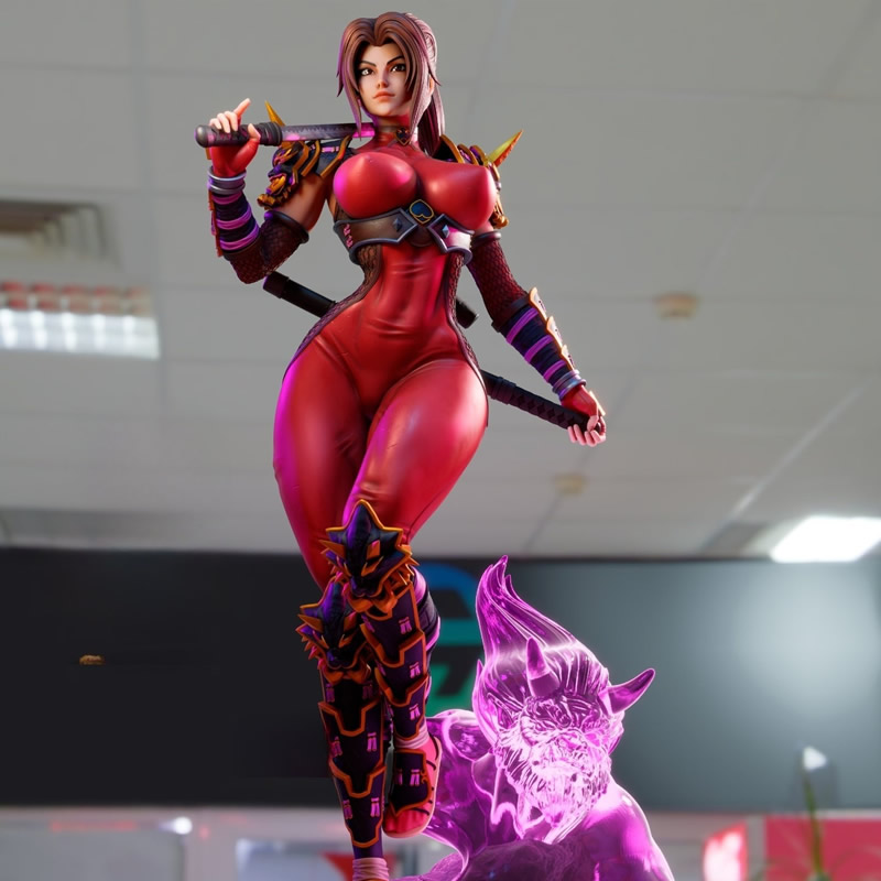 3D Printing Character - 2 스타일 게임 캐릭터 6125 Taki