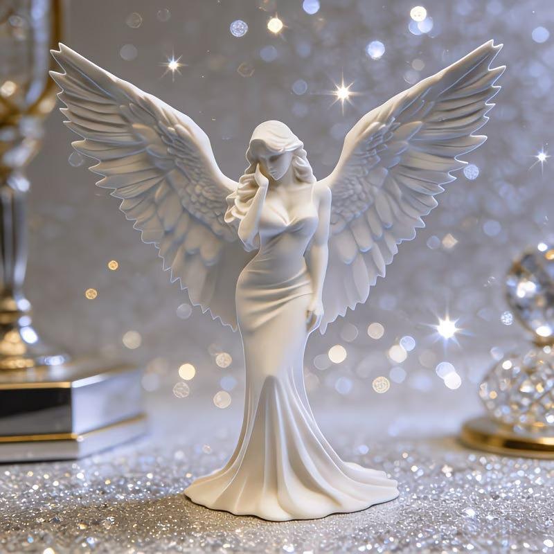3D Printing Mockup - 새로운·3D 프린팅 기도하는 천사상 수호천사 조각상