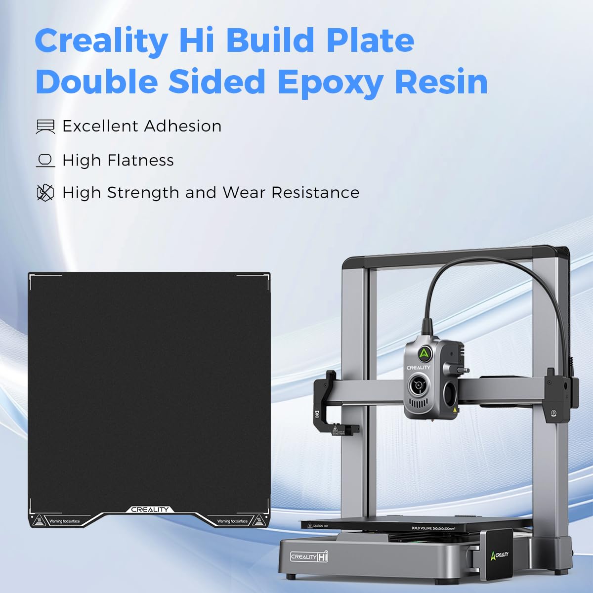 Creality Hi 에폭시 수지 빌드 플레이트, 28 - 3D Printing Xyz 리뷰 및 가격