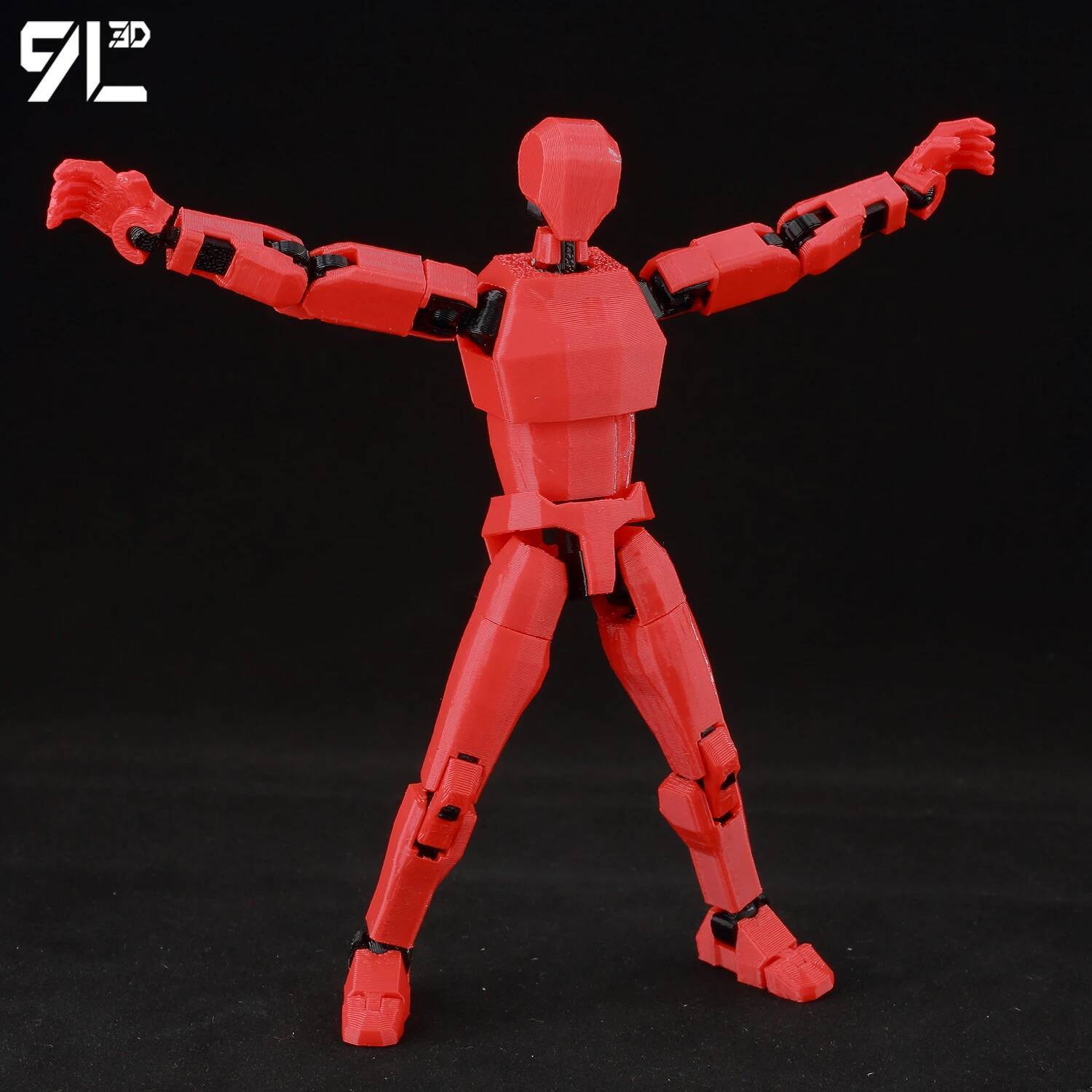 9L3D 프린트된 더미13 럭키13 T13 액션 피규어 - 3D Printing Mockup 리뷰 및 가격