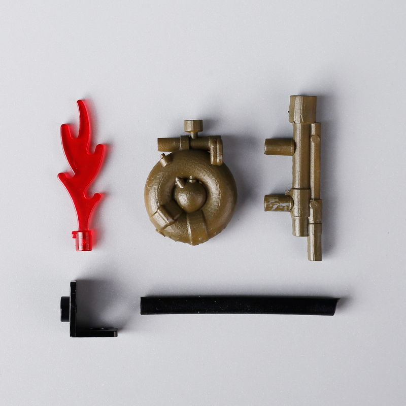 MOC WW2 군사 영국 MK-II 화염 방사기 3D  - 3D Printing Lego Bricks 리뷰 및 가격