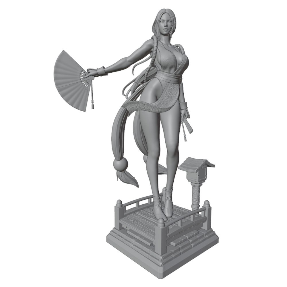 1/24 섹시한 긴머리 소녀 미니어처 레진 스태츄 75 - 3D Printing Mockup 리뷰 및 가격