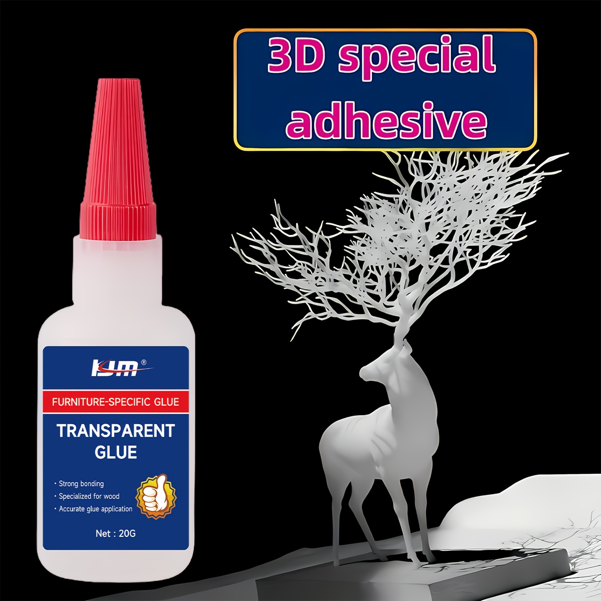 빠른 건조 투명 특수 접착제 20G 3D 인쇄 모델용  - 3D Printing Glue Stick 리뷰 및 가격