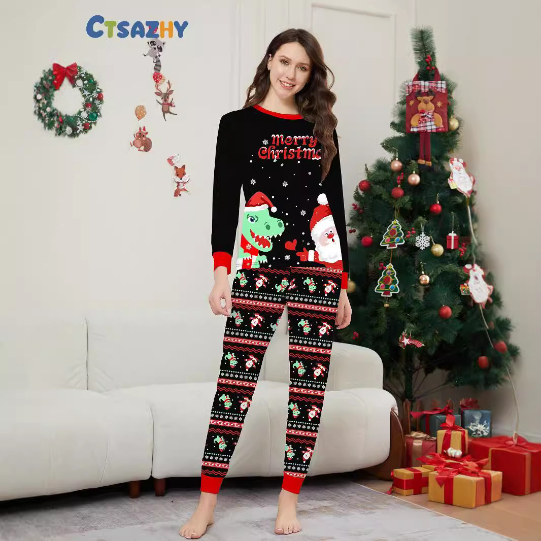 새로운 겨울 가족/커플 매칭 의상 3D 공룡 프린트 크 - 3D Printing Xmas 리뷰 및 가격