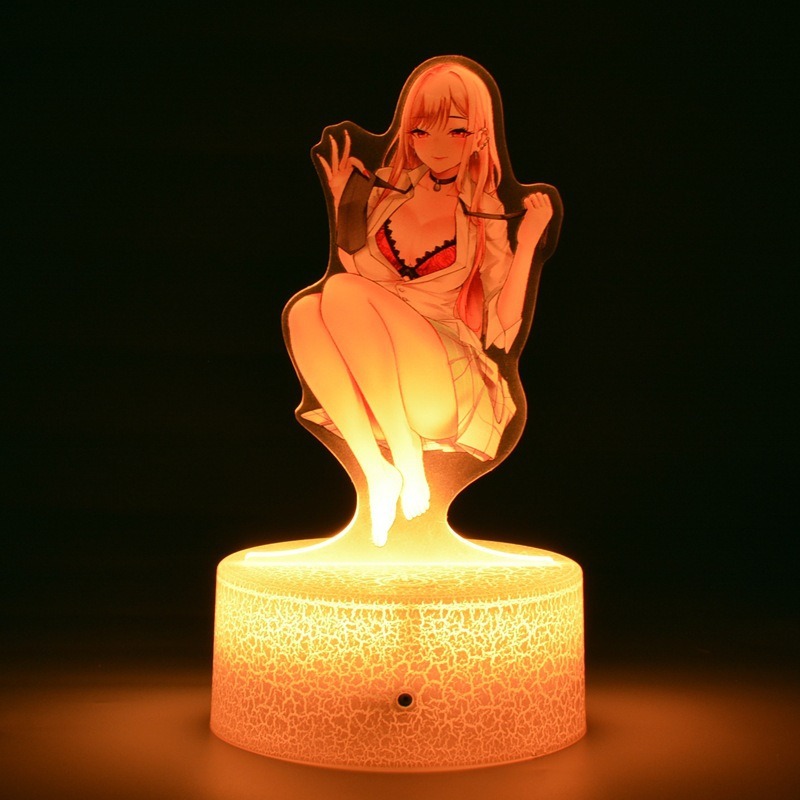 귀여운 애니메이션 마이 드레스업 달링 시리즈 무드등 만 - 3D Printing Character 리뷰 및 가격