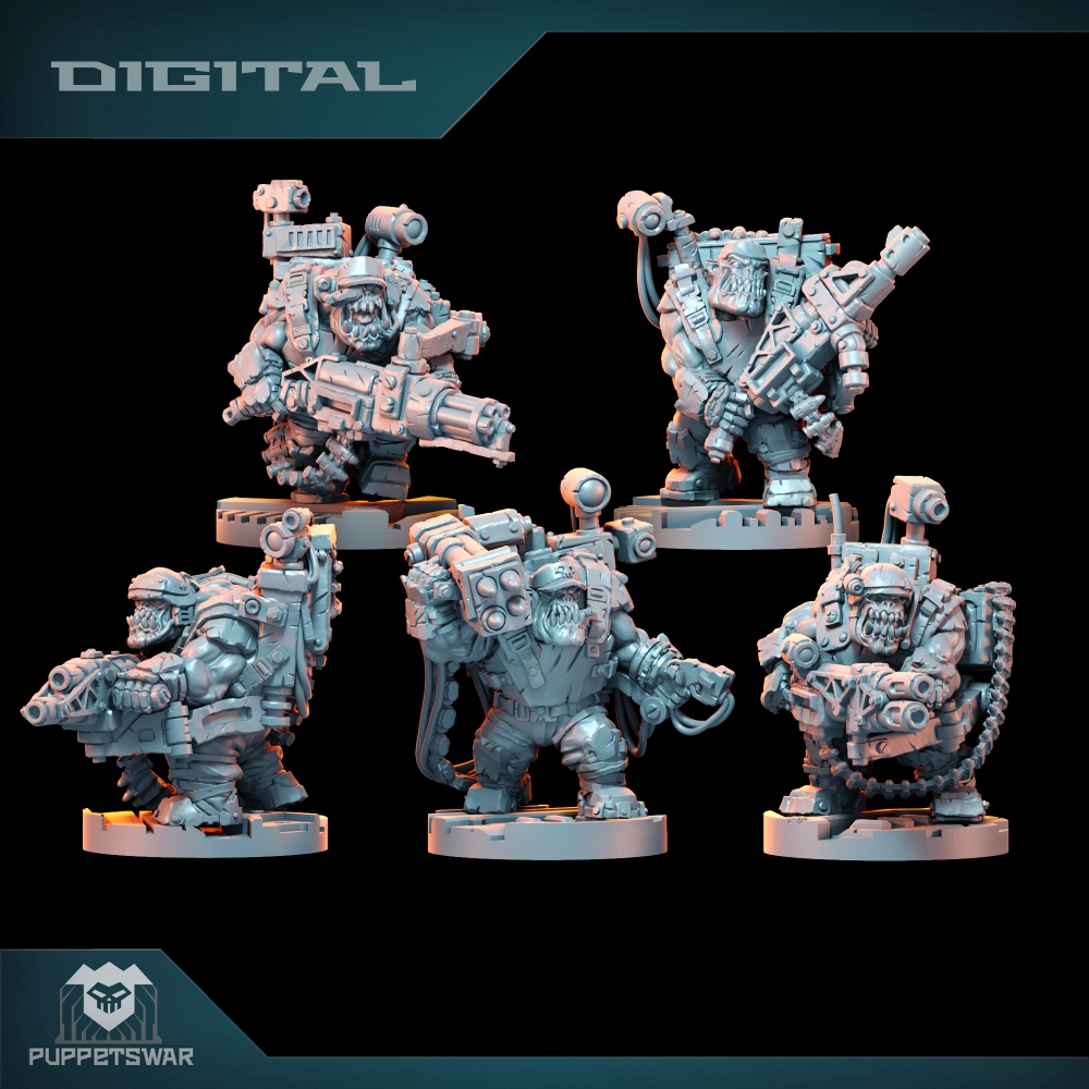 Orc Ultimate Badasses Squad, 녹 - 3D Printing Jobs 리뷰 및 가격