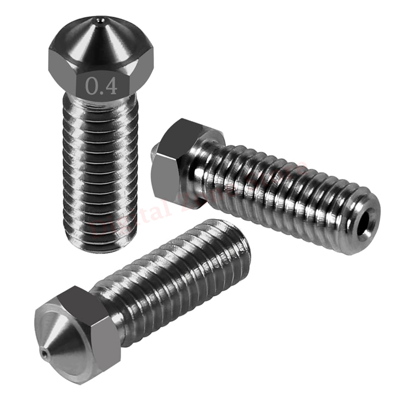 V6 경화 강철 화산 깍지 M6 스레드, 1.75mm  - 3D Printing Xyz 리뷰 및 가격