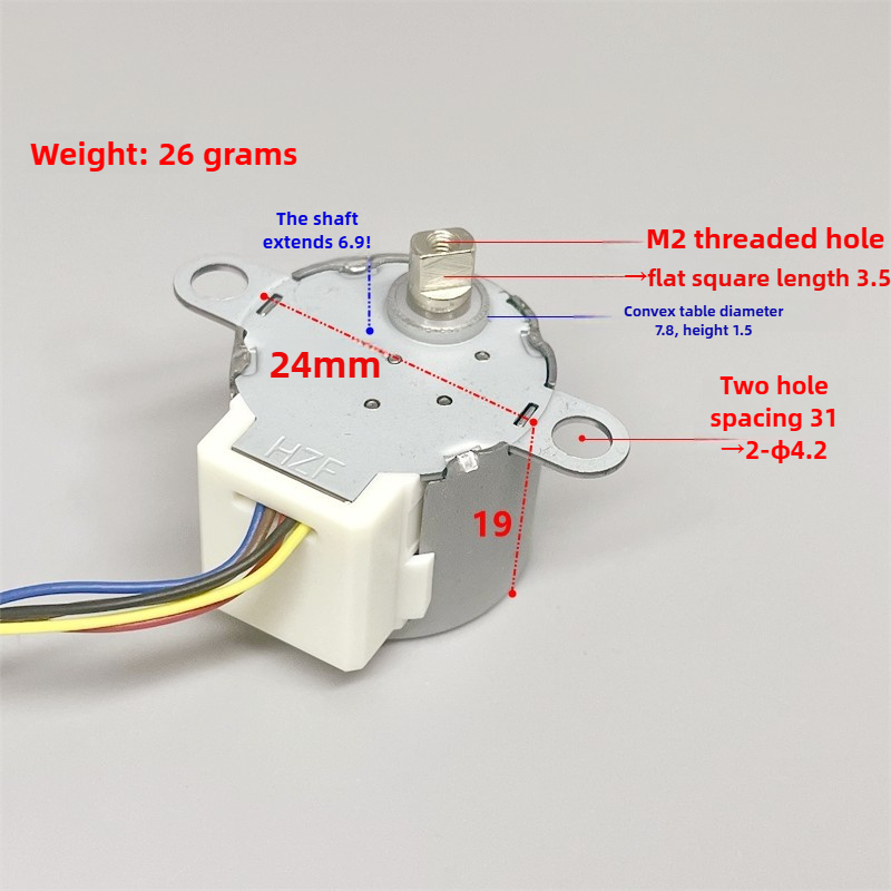24BYJ48 DC 5V 스테퍼 모터 듀얼 플랫 샤프트 - Stepper Motor 리뷰 및 가격