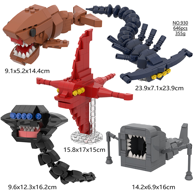 도시 시리즈 3D 프린트 동물 피규어 빌딩 블록 바다  - 3D Printing Lego Bricks 리뷰 및 가격