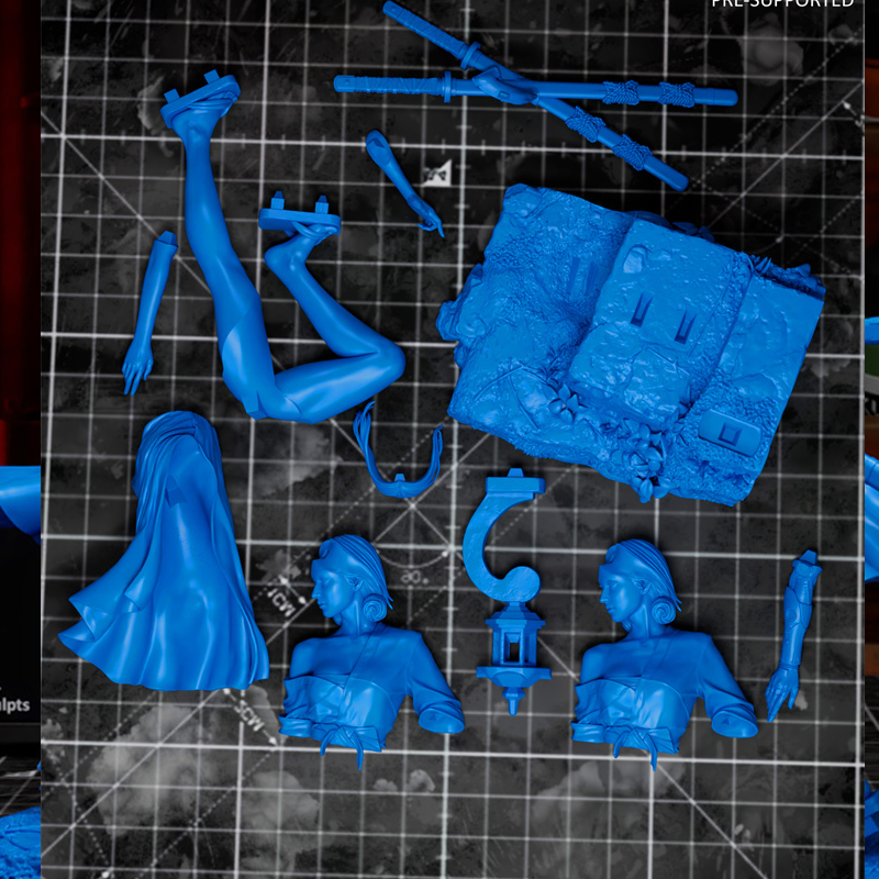 3가지 스타일 게임 캐릭터 6642 키라 메카이 3D  - 3D Printing Character 리뷰 및 가격