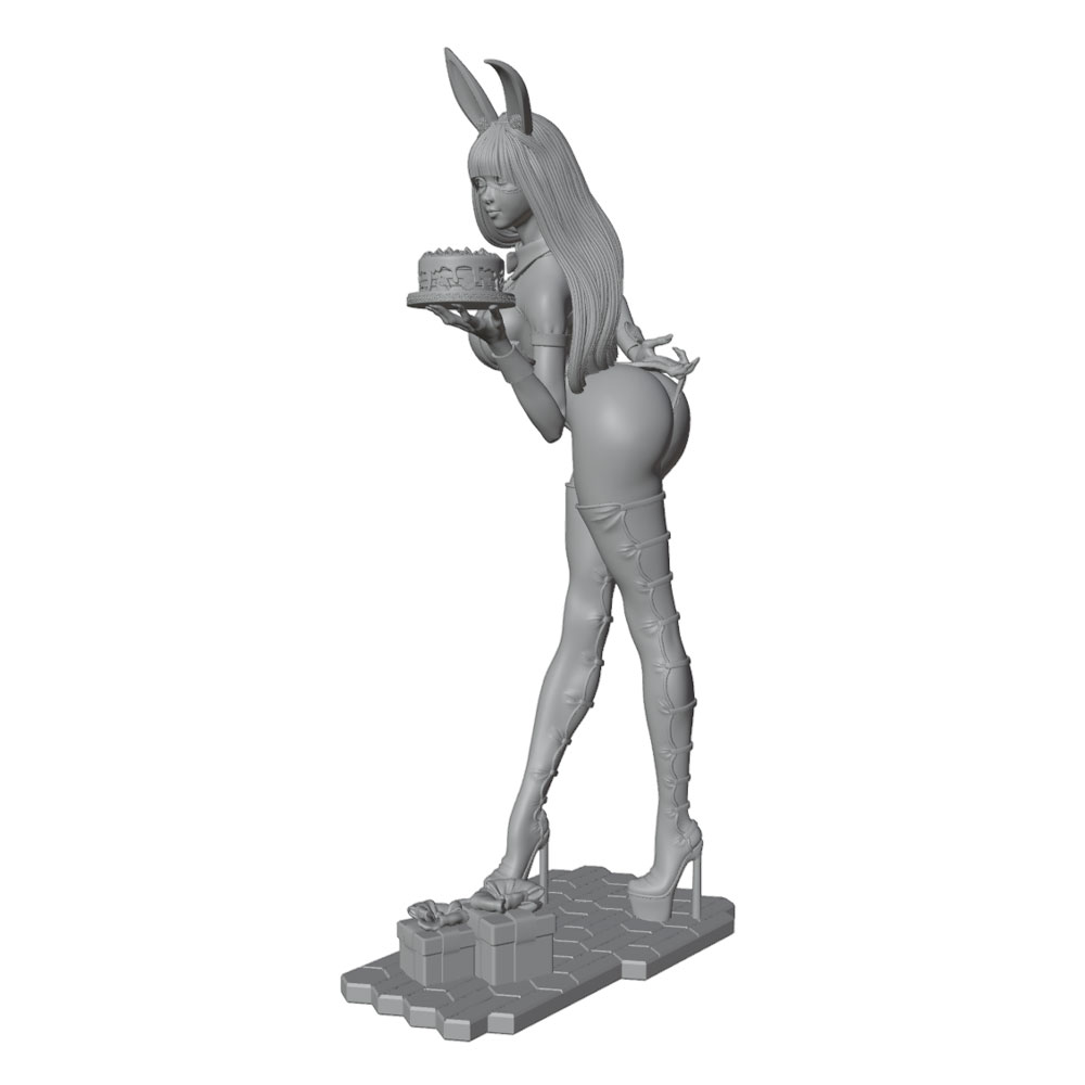 1/24/12/6 휴일 파티 테마 버니걸 캐릭터, 귀여 - 3D Printing Mockup 리뷰 및 가격