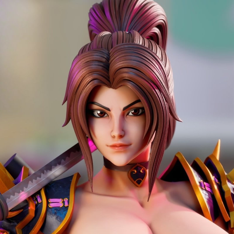 2 스타일 게임 캐릭터 6125 Taki NSFW 3D - 3D Printing Character 리뷰 및 가격