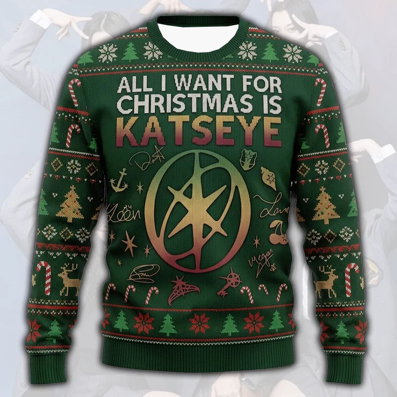 2026 KATSEYE Kpop 어글리 크리스마스 스웨 - 3D Printing Xmas 리뷰 및 가격